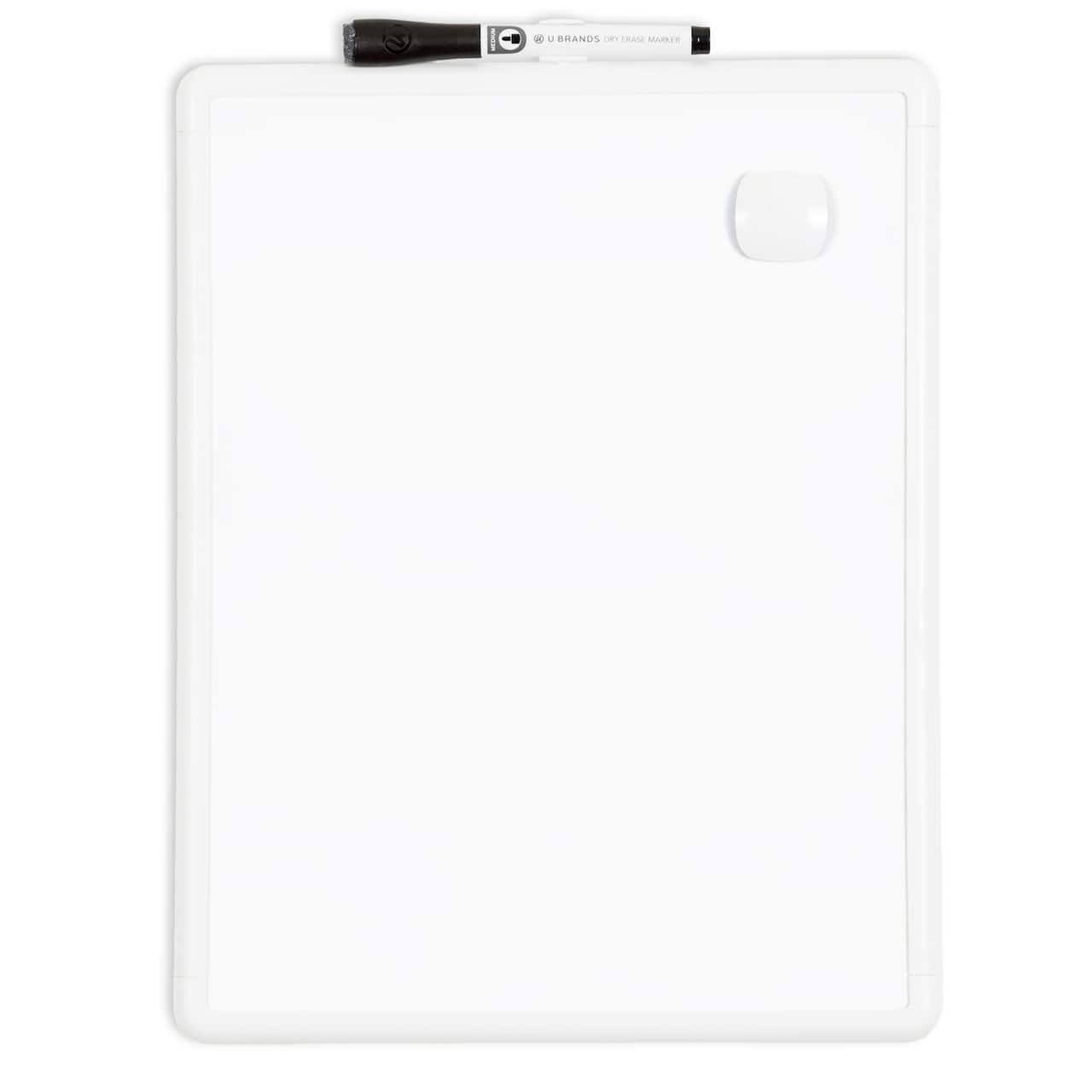 U Brands White 14 x 11 Magnetic Dry Erase Board
